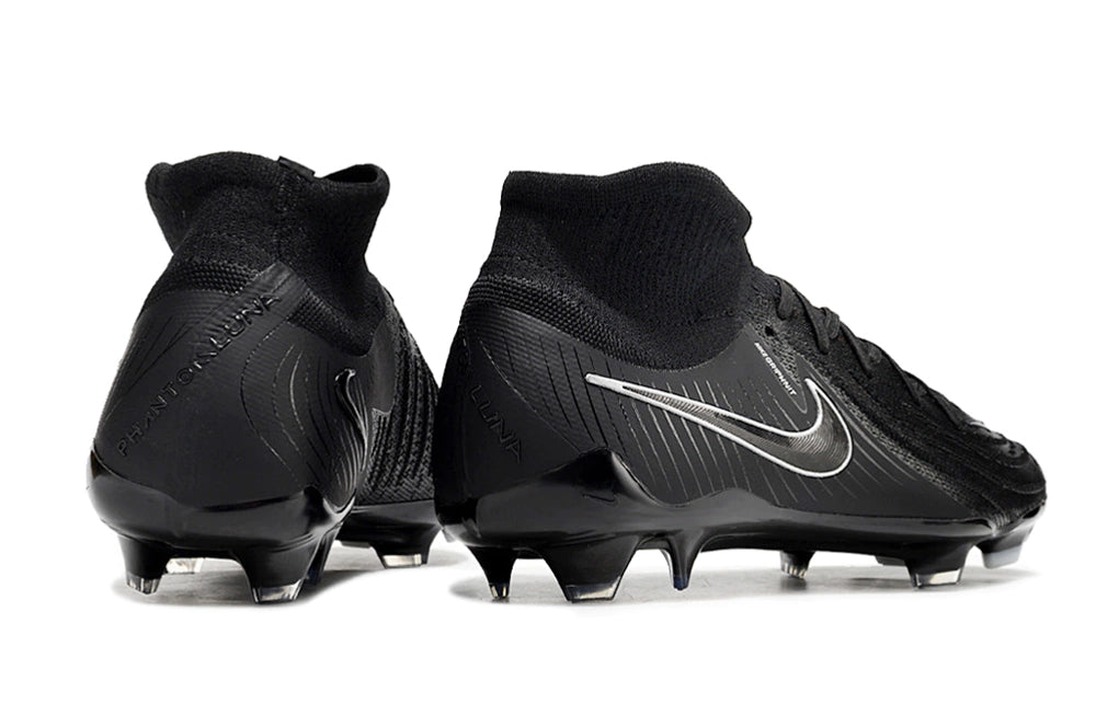 Chuteira Nike Campo Phantom Luna 2 Elite Campo FG - Preto/Branco