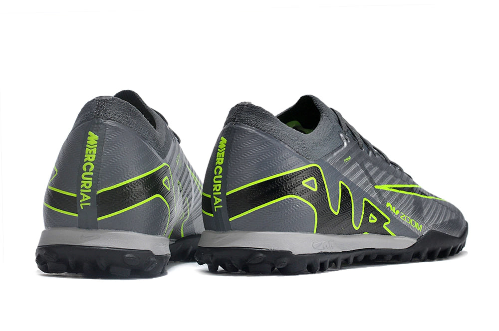 Chuteira Nike Mercurial Vapor 15 Elite Society - Cinza/Verde