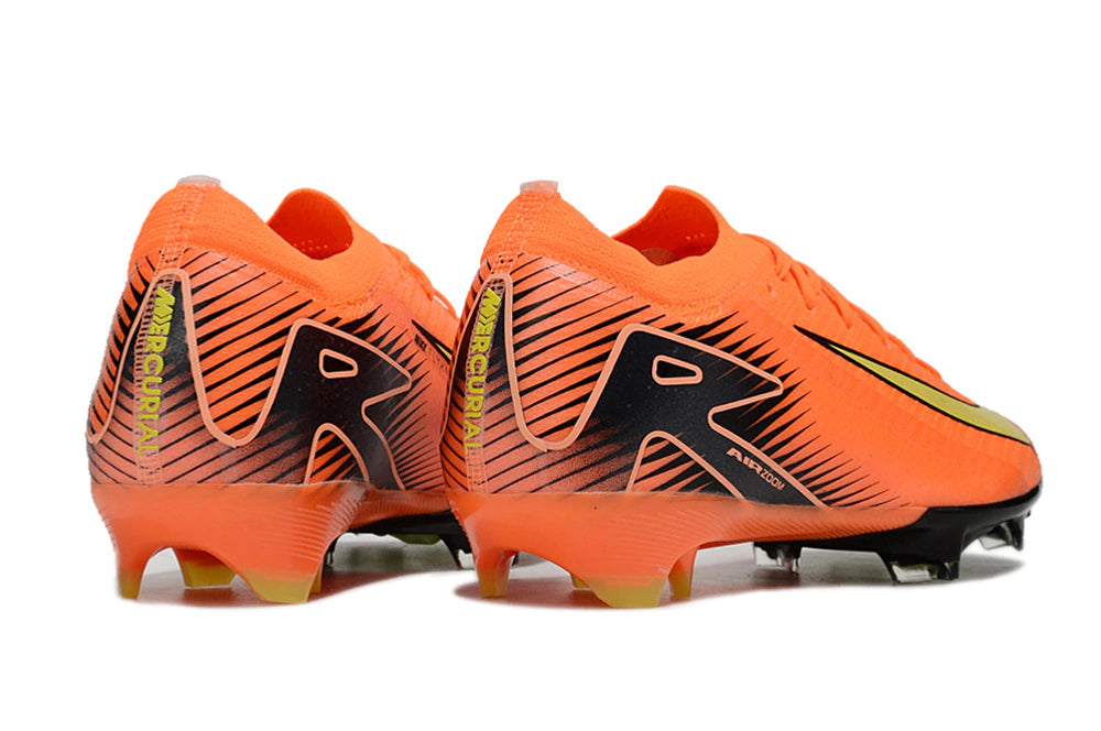 Chuteira Nike Air Zoom Mercurial Vapor 16 Elite FG - Laranja/Amarelo
