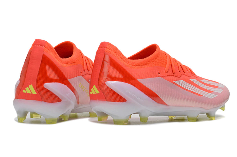 Chuteira Adidas X CrazyFast.1 FG - Vermelho/Branco