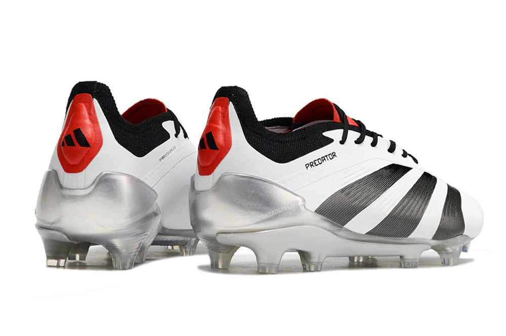 Chuteira Adidas Predator Elite Campo FG - Branco/Preto