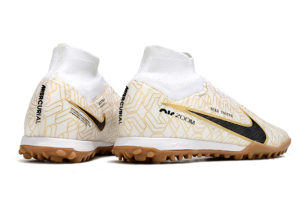 Chuteira Nike Mercurial Superfly 9 Elite Society "United Golden"