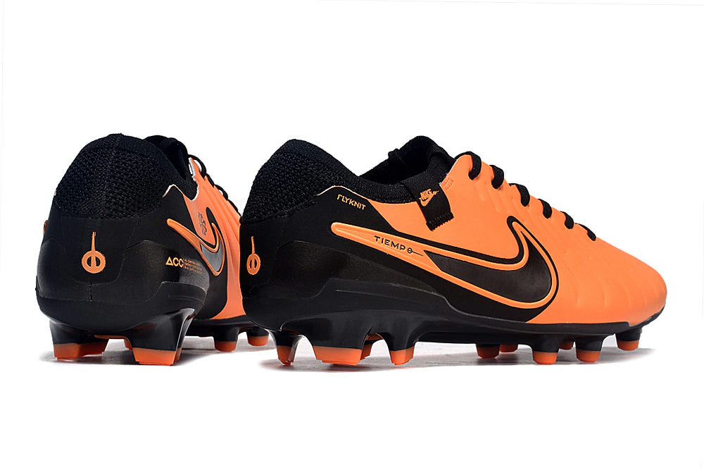 Chuteira Nike Tiempo Legend 10 Elite FG - Laranja/Preto