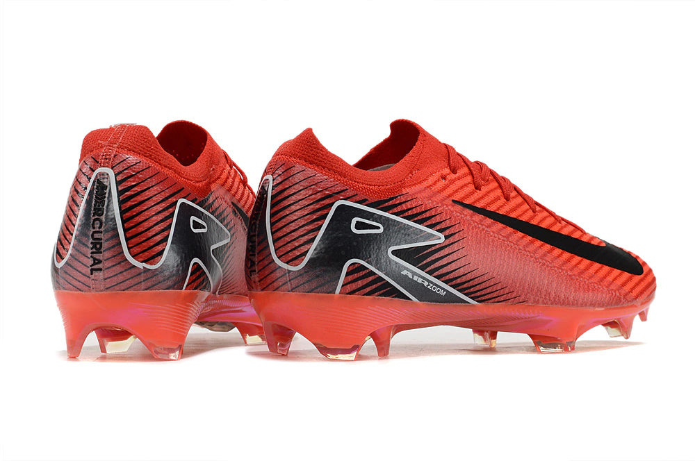 Chuteira Nike Air Zoom Mercurial Vapor 16 Elite FG - Vermelho/Preto