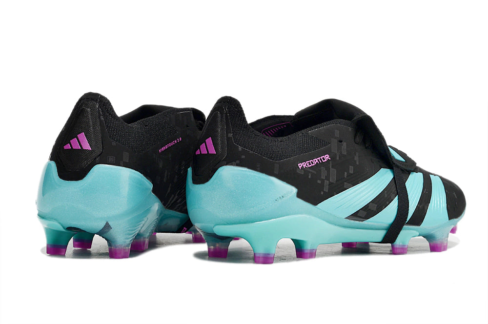 Chuteira Adidas Predstrike Elite Campo - Preto/Azul