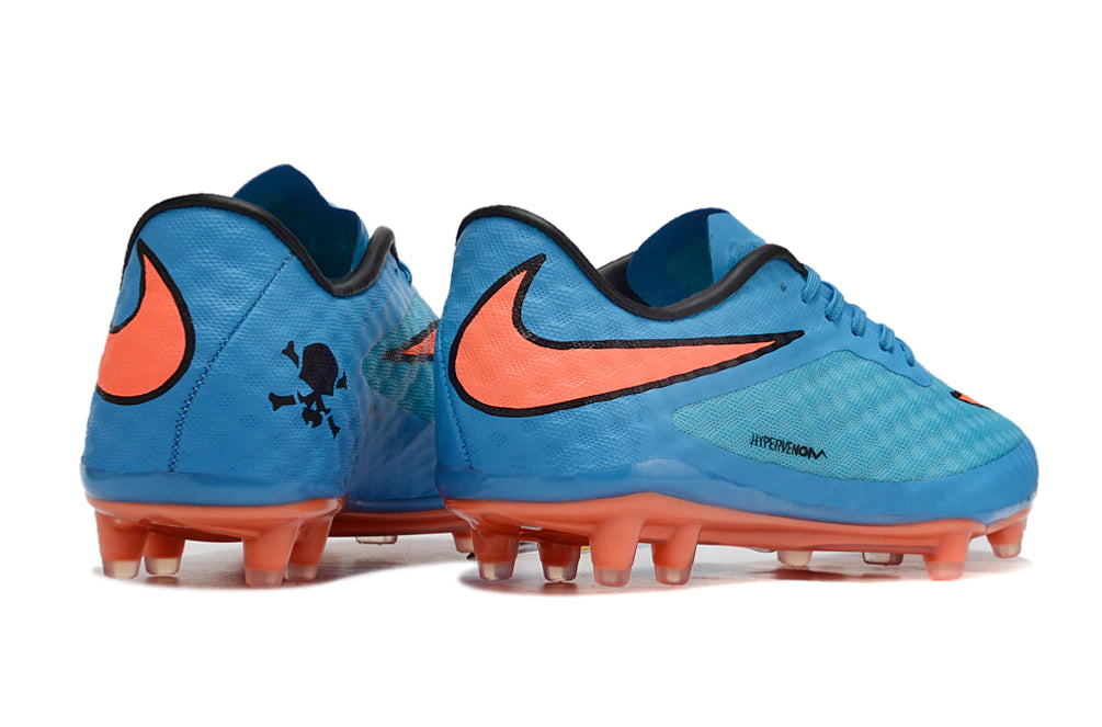 Chuteira Nike Hypervenom Phantom FG - Azul/Laranja
