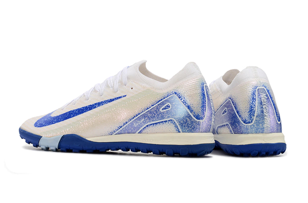 Chuteira Nike Mercurial Vapor 16 Elite Society - Branco/Azul