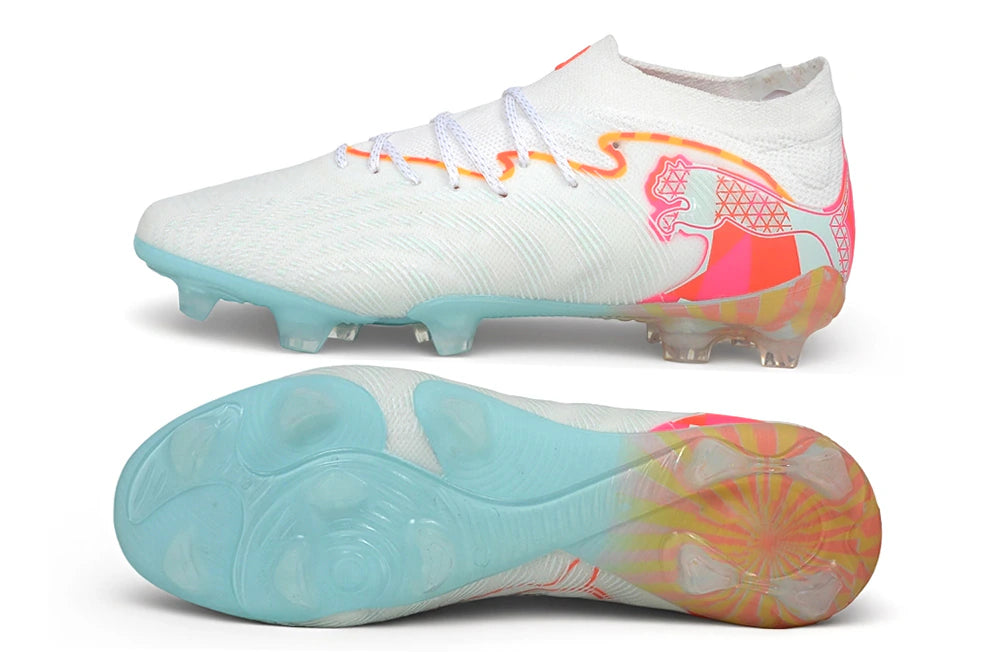 Chuteira Puma Future 8 Ultimate Low Campo FG - Branco