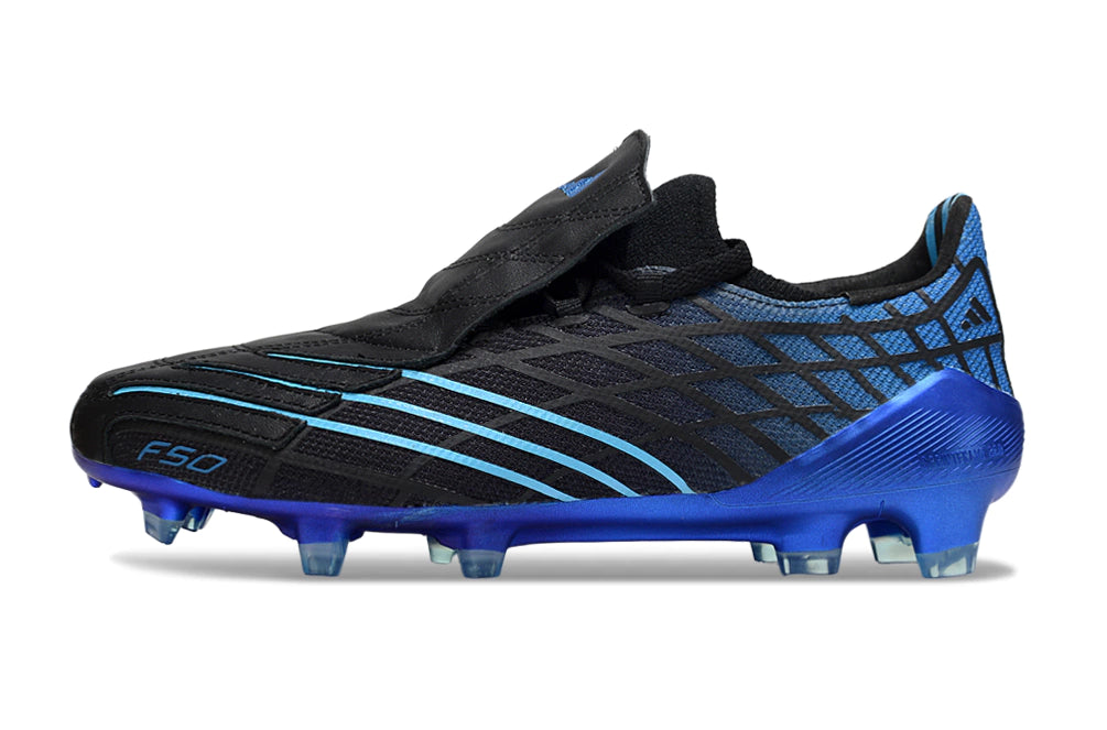 Chuteira Adidas F50 Spider FG - Preto/Azul