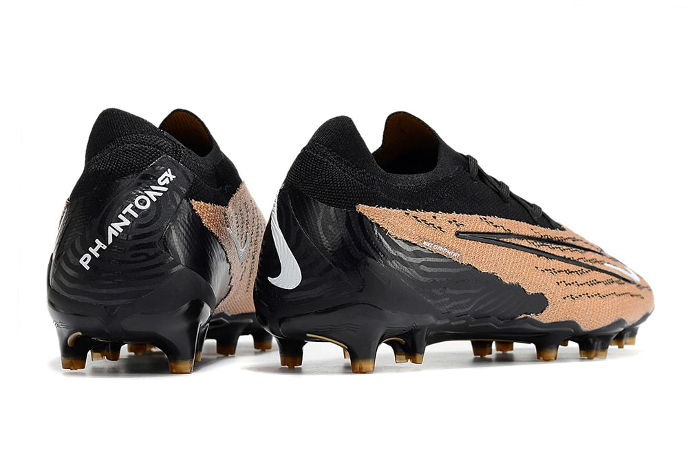 Chuteira Nike Campo Phantom GX Elite FG - Marrom/Preto