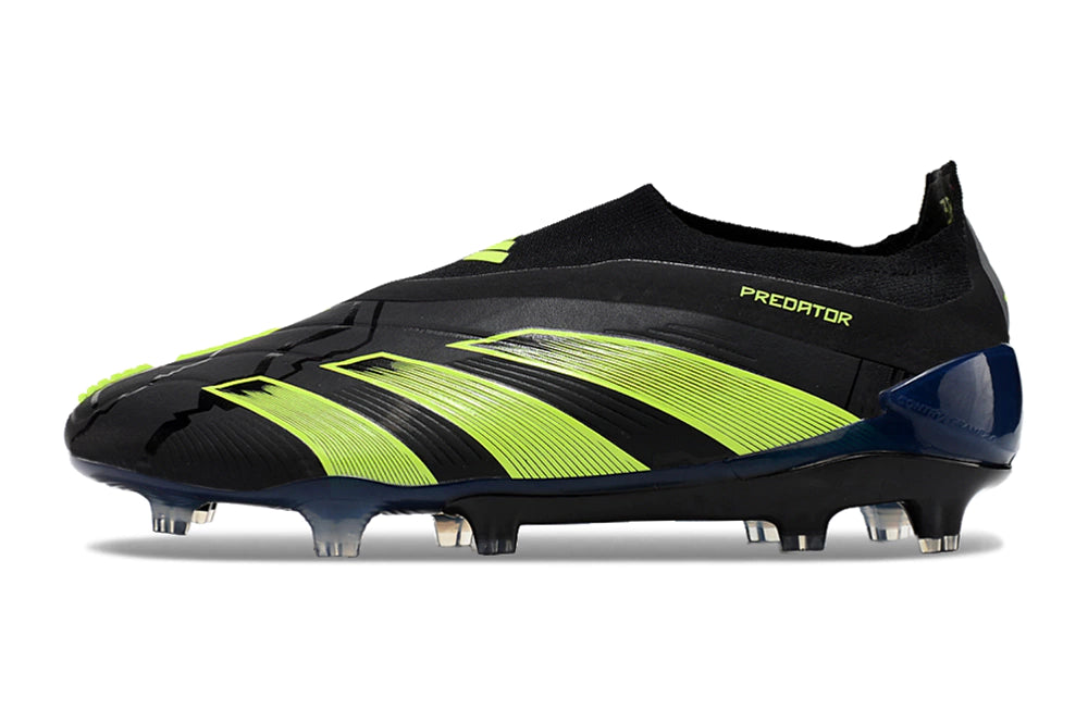 Chuteira Adidas Predstrike Elite Laceless Campo - Preto/Verde
