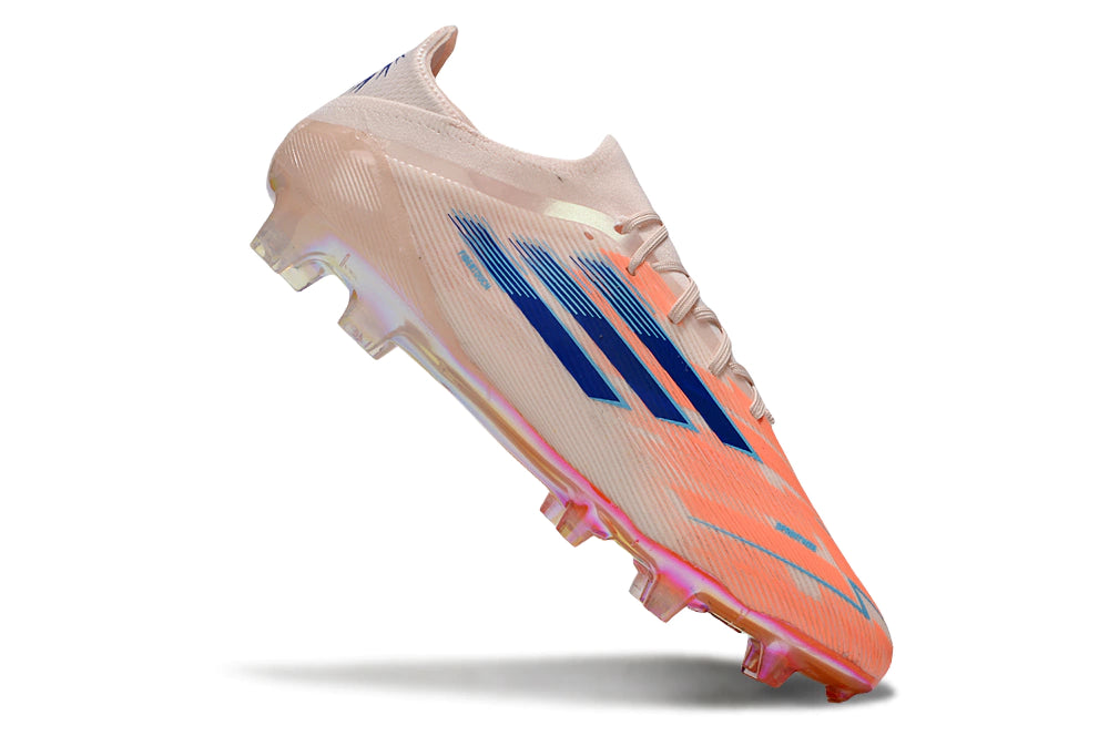 Chuteira Adidas F50 Elite Campo - Rosa/Laranja