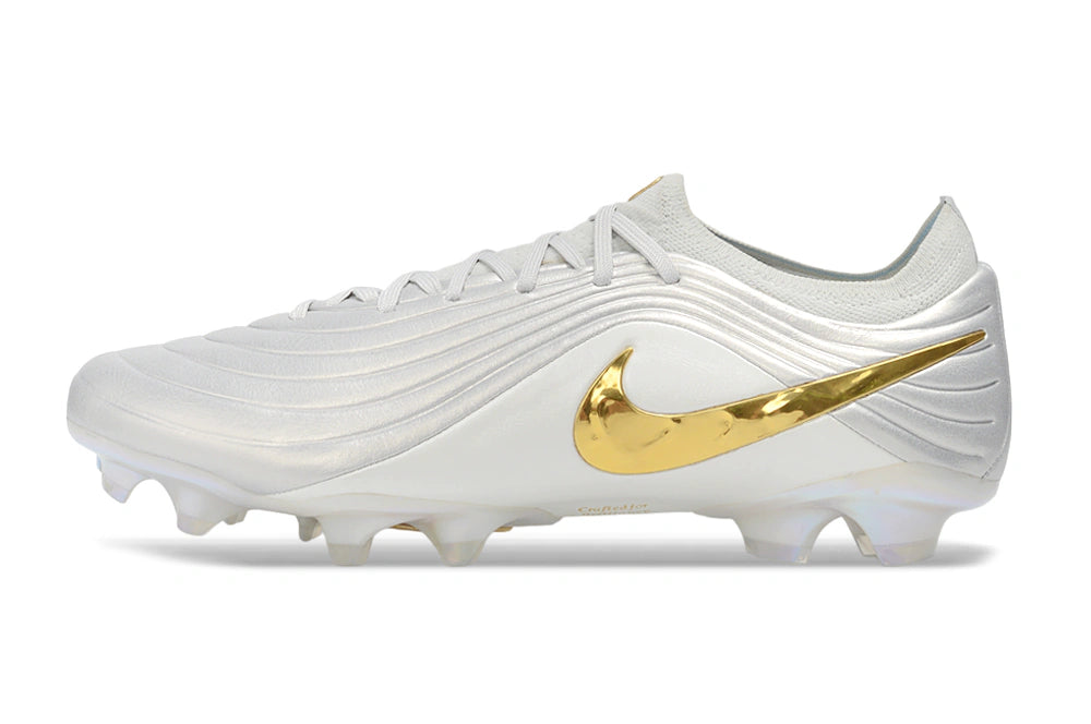Chuteira Nike Tiempo Maestro Elite FG - Branco/Dourado