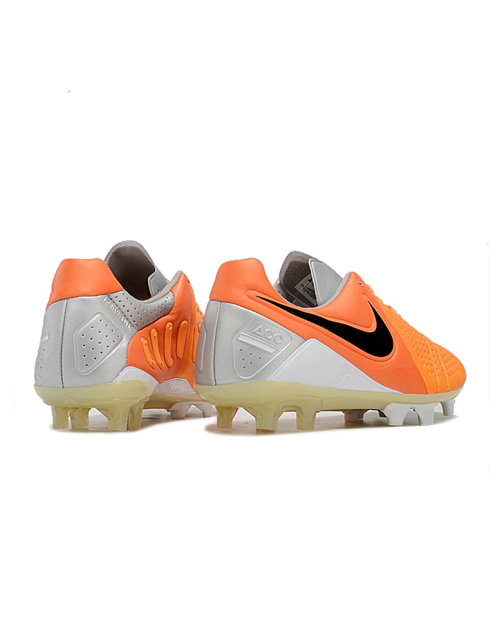 Chuteira Nike Tiempo CTR360 Maestri 3 Campo FG - Laranja/Prata