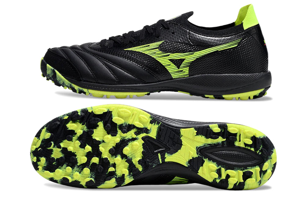 Chuteira Miuzno Morelia Neo Sala β Society - Preto/Verde