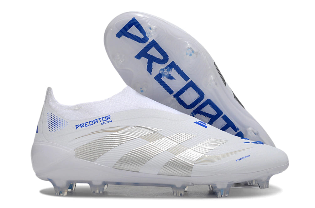 Chuteira Adidas Predator Elite 25 Laceless Campo "Polar Victory Pack"