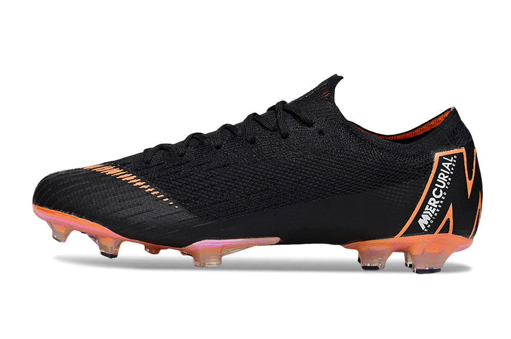 Chuteira Nike Air Zoom Mercurial Vapor 16 Elite FG - Preto/Laranja