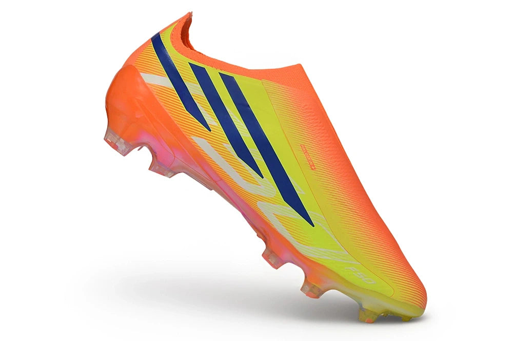 Chuteira Adidas F50 Hyperfast Laceless FG - Amarelo