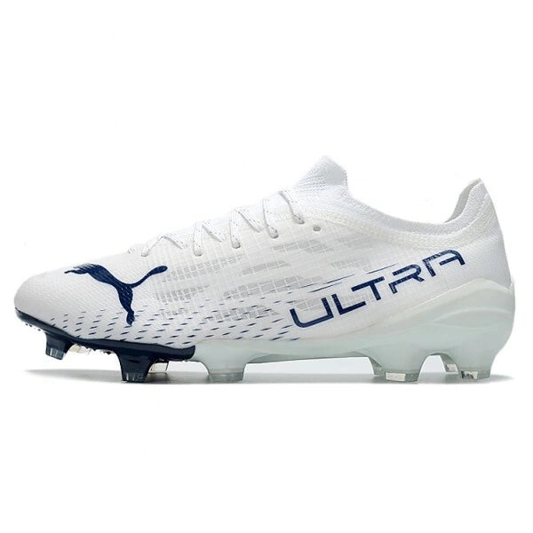 Chuteira Puma Ultra 1.3 Campo FG - Branco/Azul