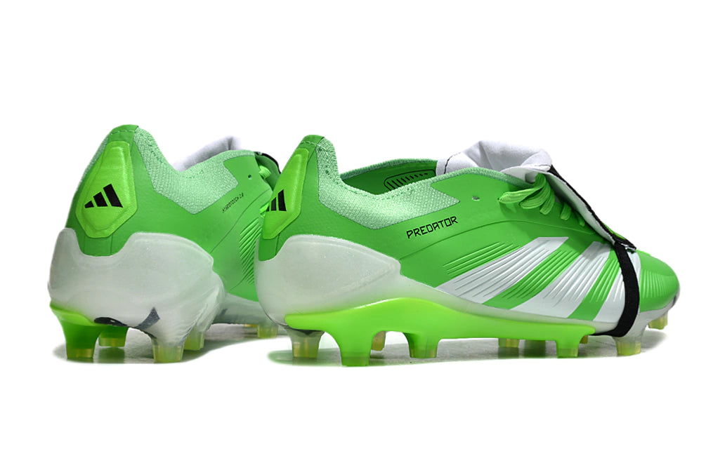 Chuteira Adidas Predator Elite Campo FG - Verde/Branco/Preto