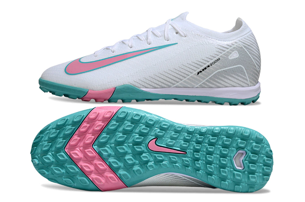 Chuteira Nike Mercurial Vapor 16 Elite Society - Branco/Rosa