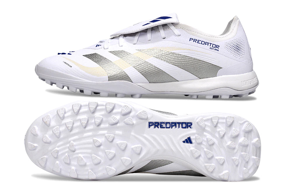Chuteira Adidas Predator Tongue Elite 25 Society "Polar Victory"