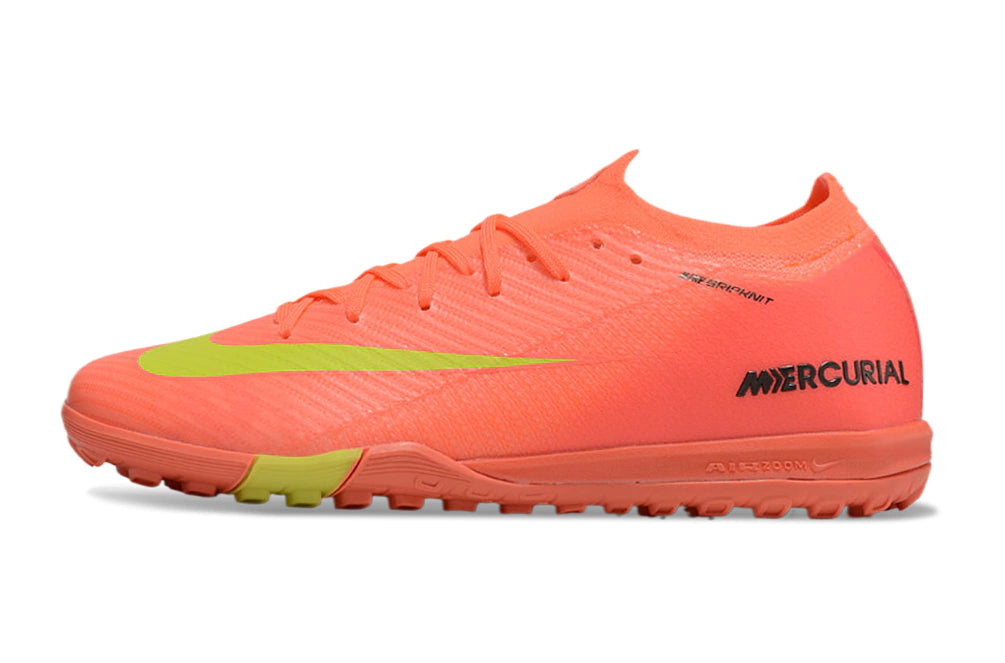 Chuteira Nike Mercurial Vapor 16 Elite Society - Laranja/Amarelo