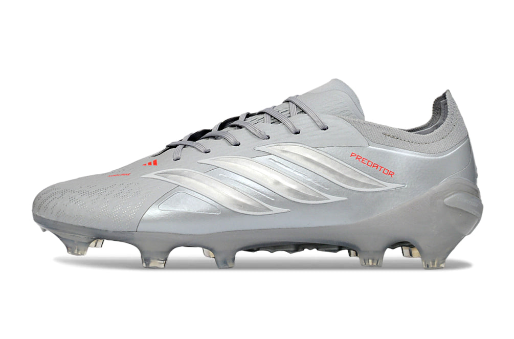 Chuteira Adidas Predator Elite 26 Campo FG - Prata