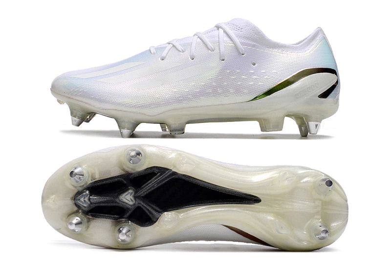 Chuteira Adidas X Speedportal.1 SG - Branco/Preto