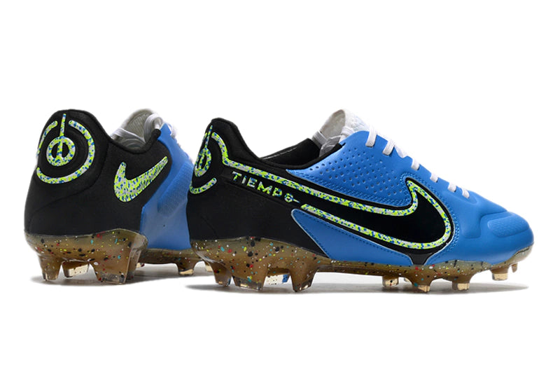 Chuteira Nike Tiempo Legend 9 Elite FG - Preto/Azul
