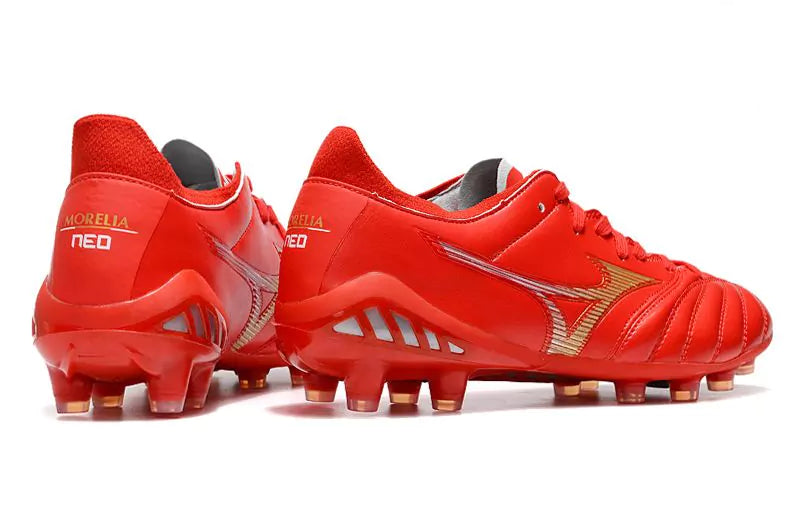 Chuteira Mizuno Morelia Neo 3 Campo FG - Vermelho