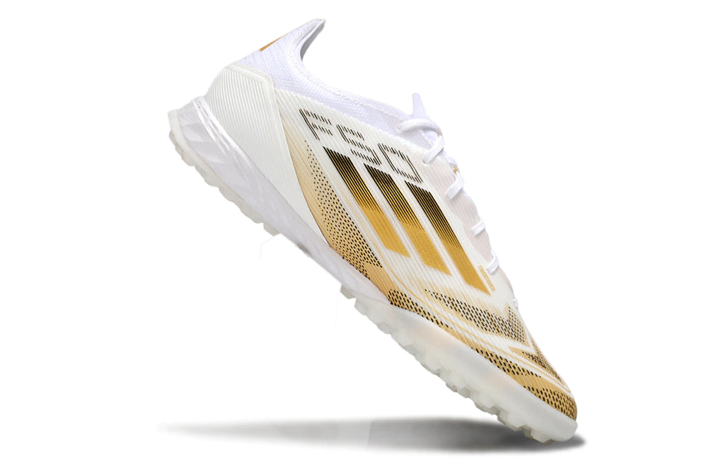 Chuteira Adidas X F50 Pro Society - Branco/Amarelo