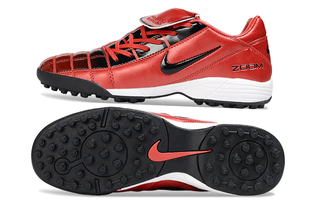 Chuteira Nike Total 90 Society - Preto/Vermelho