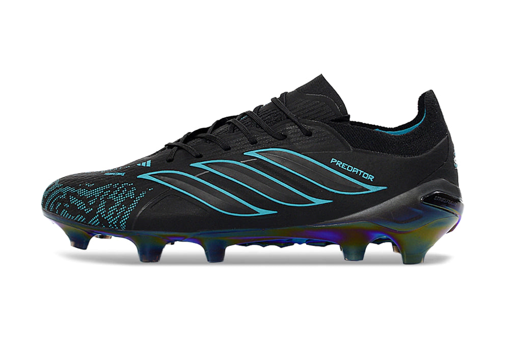 Chuteira Adidas Predator Elite 26 Campo FG - Preto/Azul