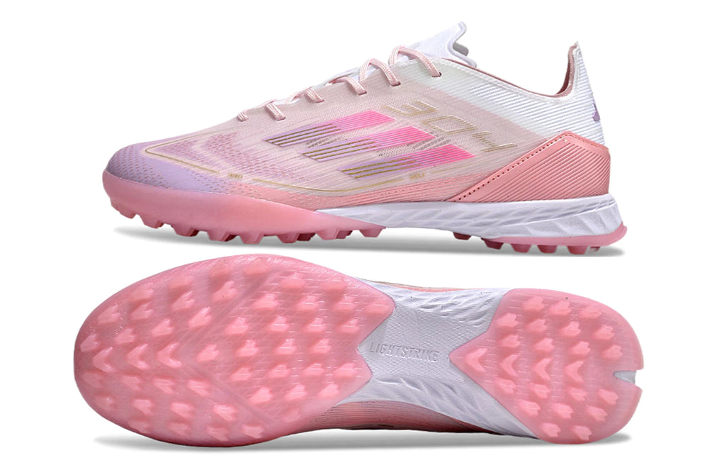 Chuteira Adidas X F50 Elite Society - Rosa/Branco