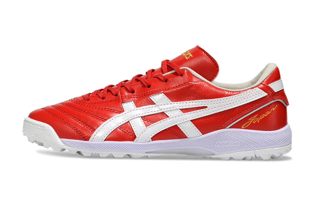 Chuteira Asics Japan Society - Vermelho/Branco