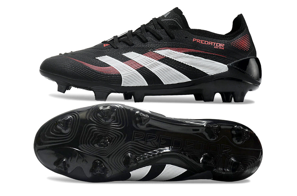 Chuteira Adidas Predator Elite 25 Campo FG - Preto/Branco