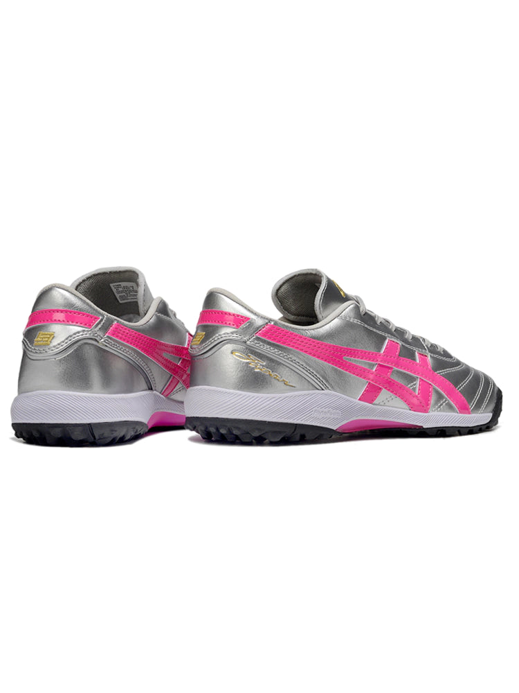Chuteira Asics Japan Society - Cinza/Rosa