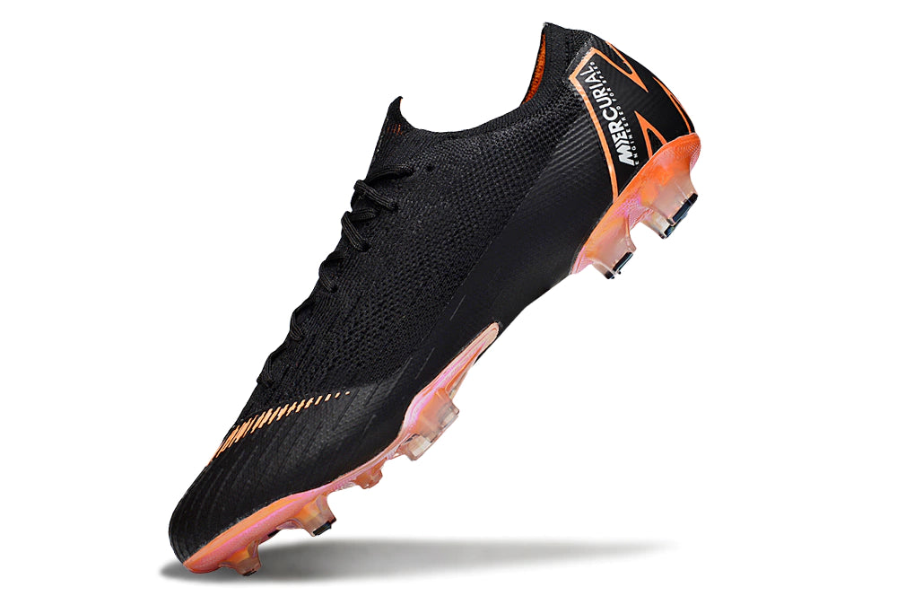 Chuteira Nike Air Zoom Mercurial Vapor 16 Elite FG - Preto/Laranja