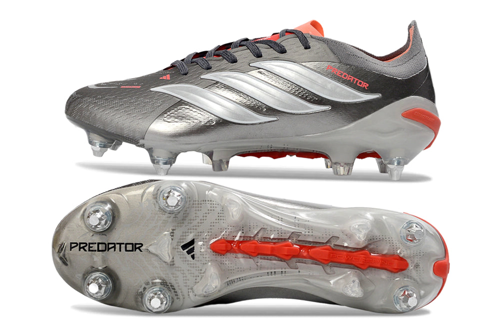 Chuteira Adidas Predator Elite 26 SG - Cinza
