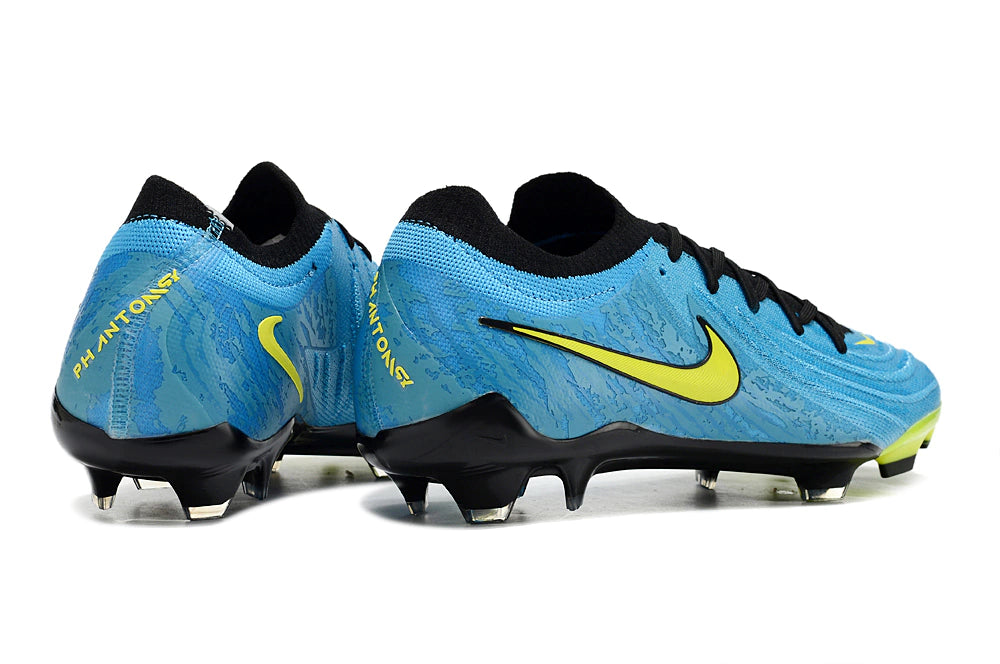 Chuteira Nike Campo Phantom GX2 Elite Campo FG - Azul/ Verde