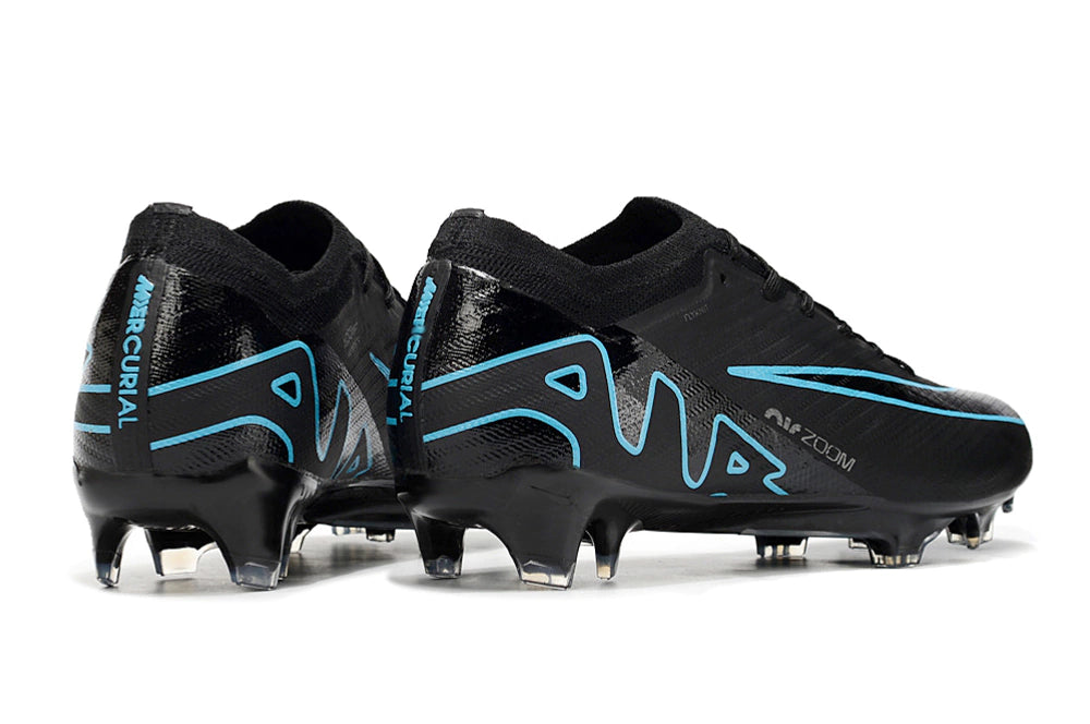 Chuteira Nike Air Zoom Mercurial Vapor 16 Elite FG - Preto/Azul