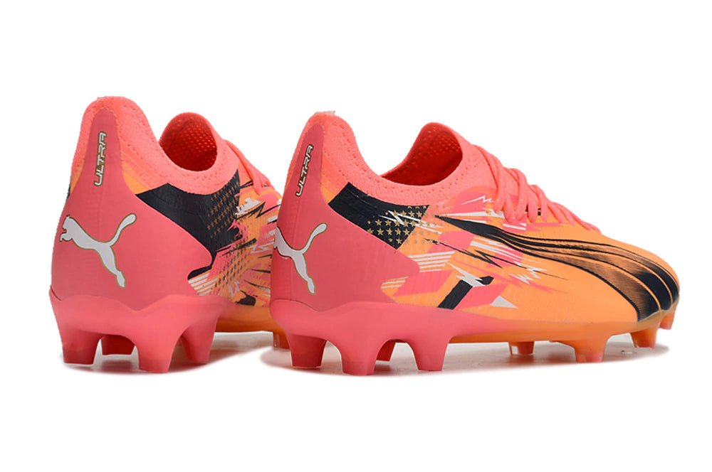 Chuteira Puma Ultra Ultimate Campo FG - Laranja