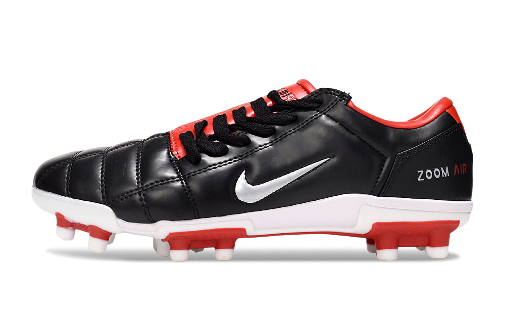Chuteira Nike Total 90 Campo - Preto/Vermelho