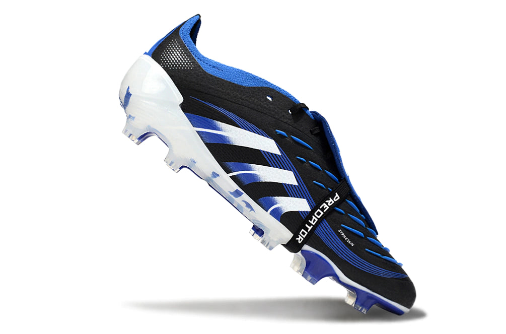 Chuteira Adidas Predator Elite Tongue 25 Campo - Preto/Azul