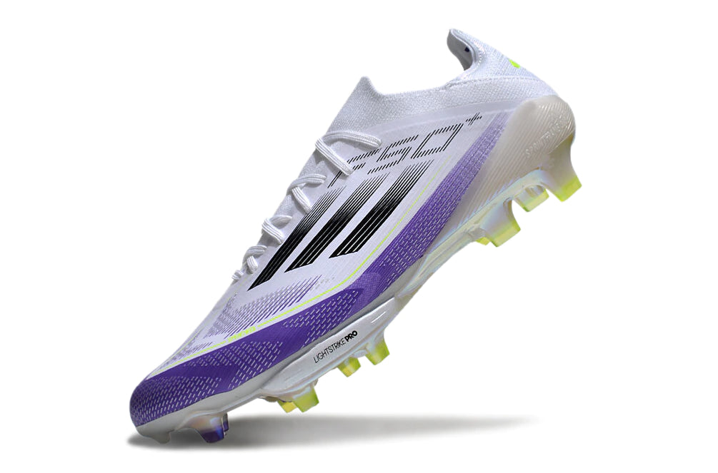 Chuteira Adidas F50.1 Elite Campo - Branco/Roxo