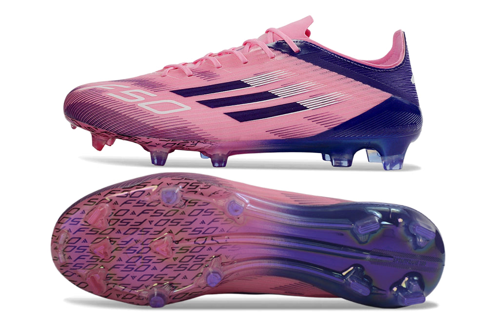 Chuteira Adidas F50 X Campo - Rosa