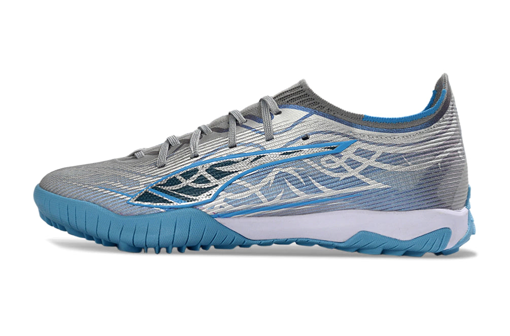 Chuteira Puma Ultra 5 Pro Cage Society - Cinza/Azul