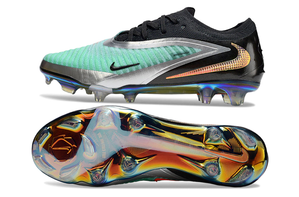 Chuteira Campo NIKE Phantom 6 Elite FG - Azul/Preto