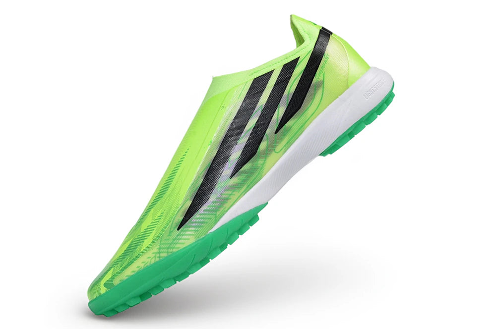 Chuteira Adidas F50 Hyperfast Laceless TF - Verde